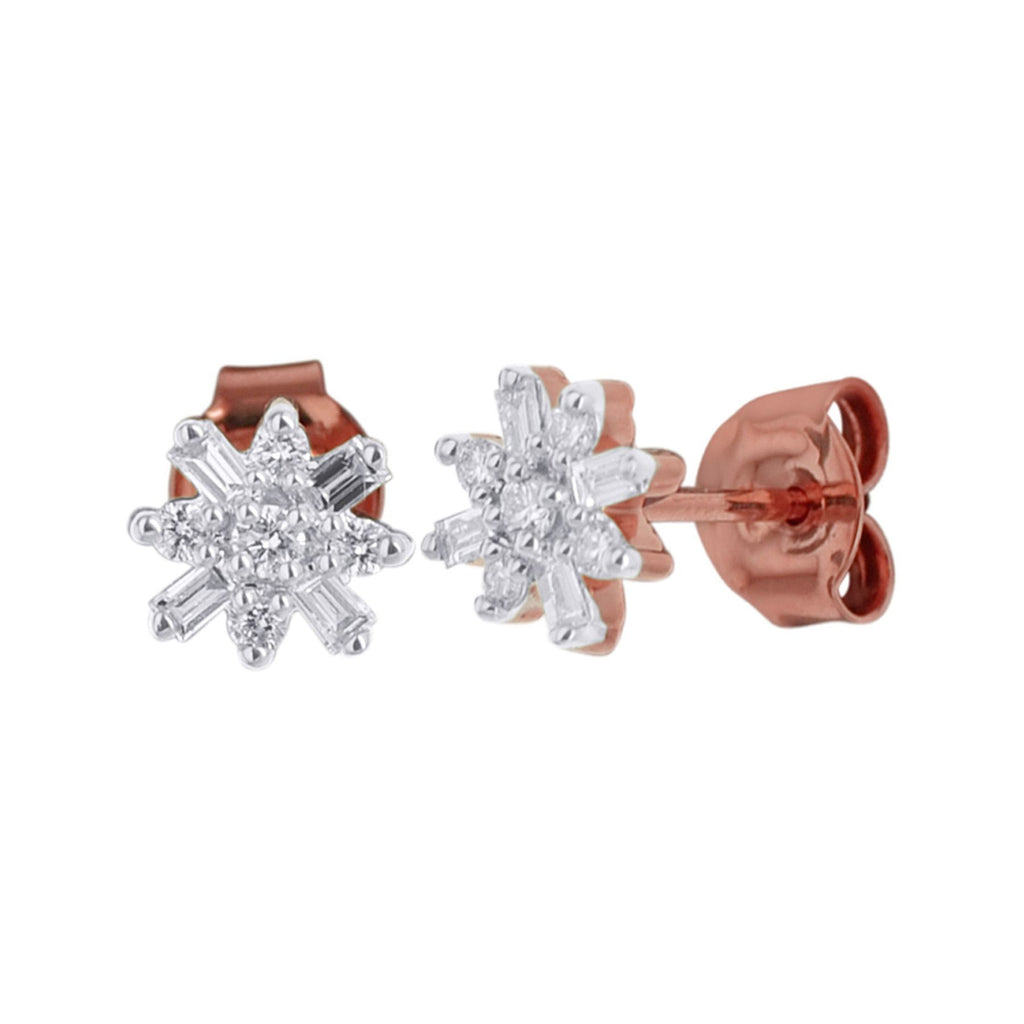 ESTRELA Ster Rose Gold Earrings