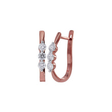 Load image into Gallery viewer, AROHI Troynoy Rose Gold Earrings