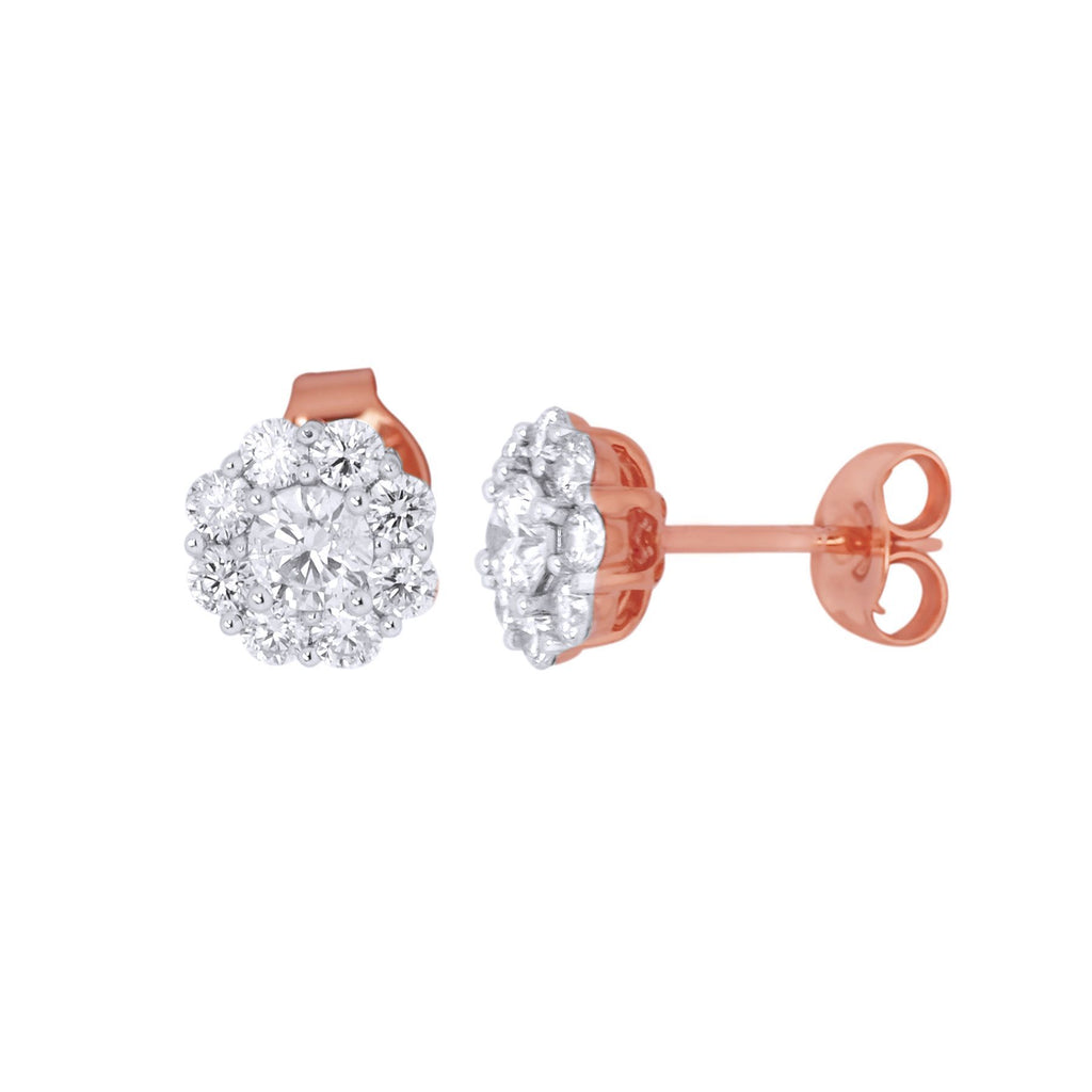 AGOL Perakh Rose Gold Earrings