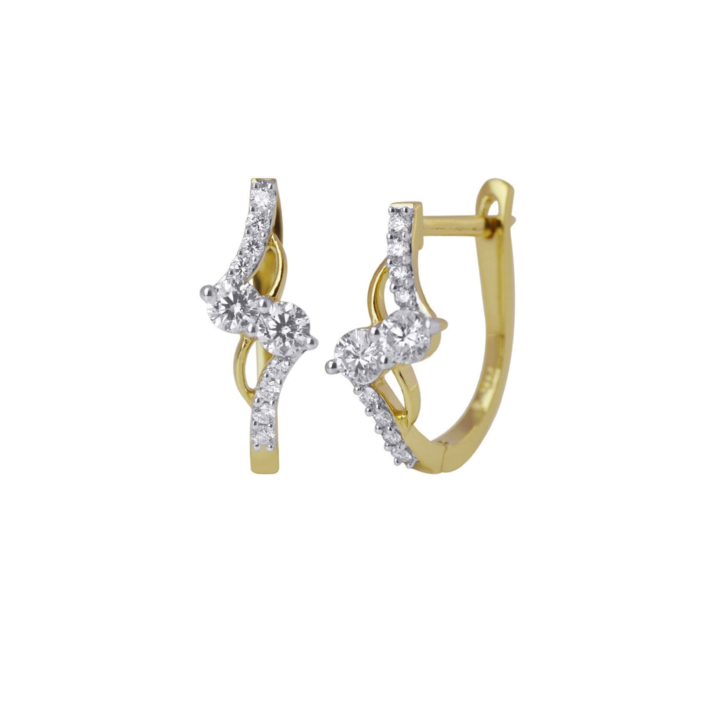 AROHI Verbi Gold Earrings