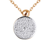 AGOL Simpel Eve Rose Gold Pendant