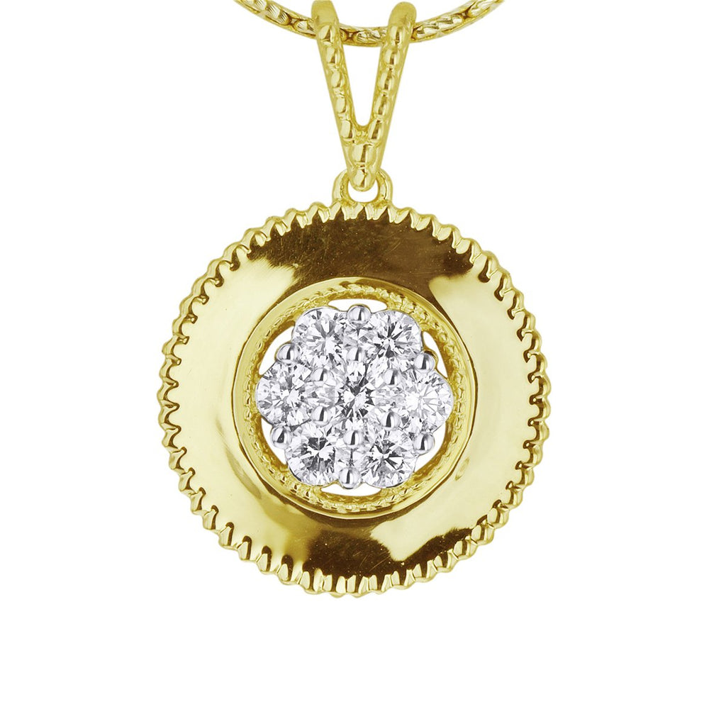 AGOL Tournes Gold Pendant