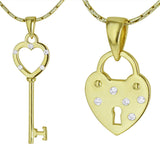 OBIEKT Lev Lock and Key Pendant