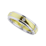 SIMPEL Sert Silver/Gold Ring