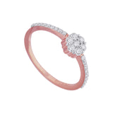 AGOL Fleur Rose Gold Ring